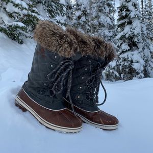Dream Pairs Faux Fur Snow Boots